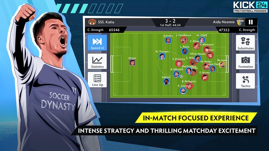 KICK 24: Pro Football Manager 스크린샷 3