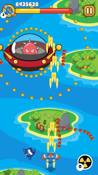 Sky Raiders - Battle Wars Mod Tangkapan skrin 2