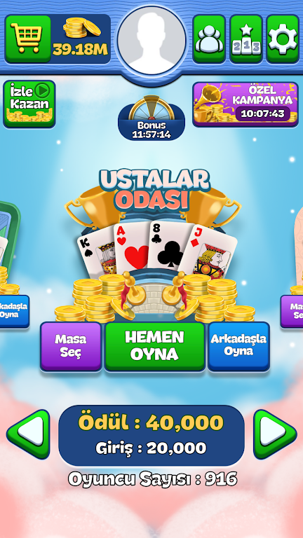 Pişti Master - Gerçek İnsanlar Schermafbeelding 0