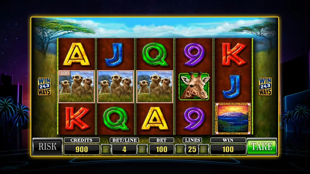 SLOT African Simba Zrzut ekranu 1