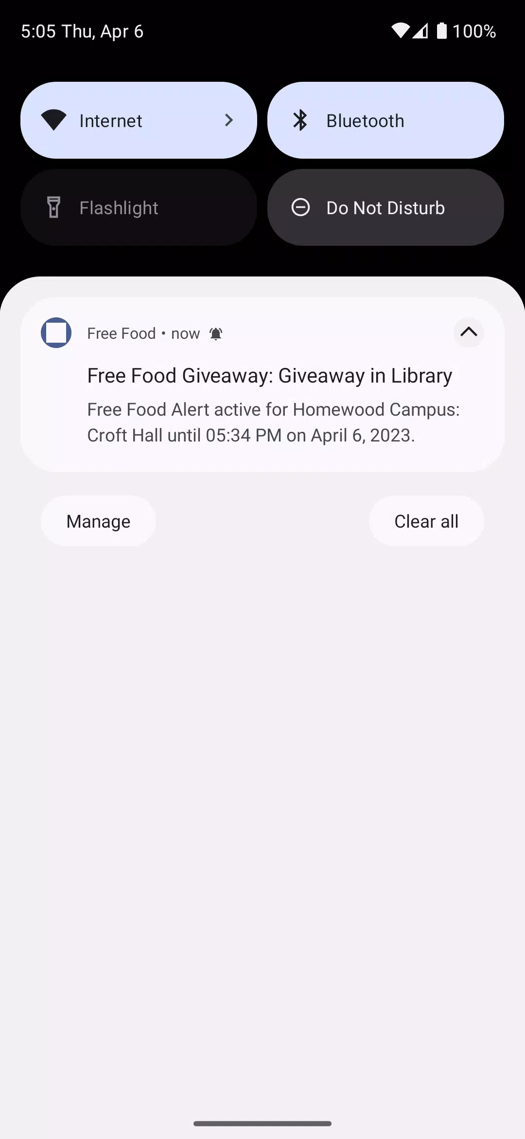 Free Food Alert 螢幕截圖 2