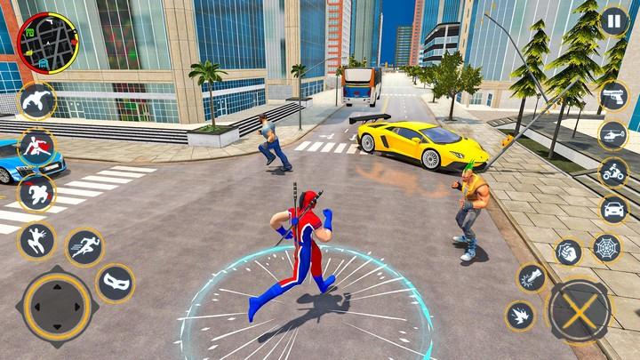 Miami Spider Rope Hero Games Screenshot 2