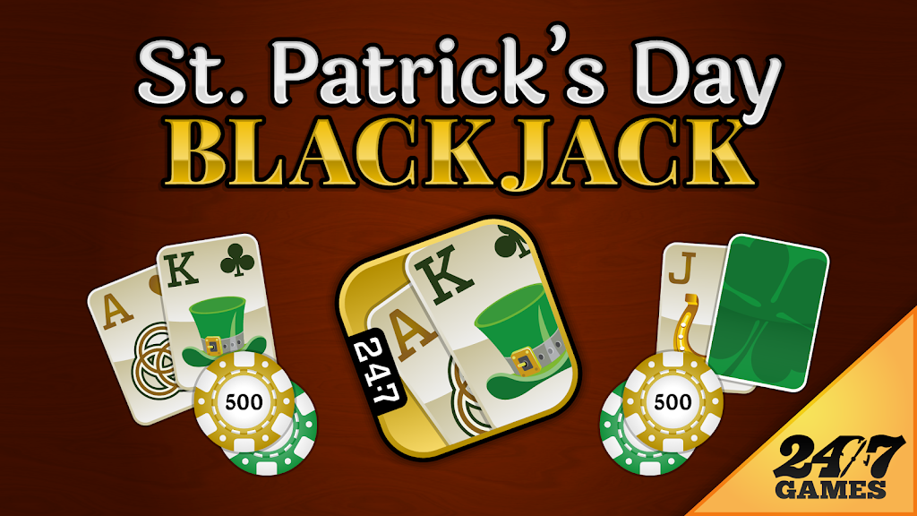 St. Patrick’s Day Blackjack Schermafbeelding 0
