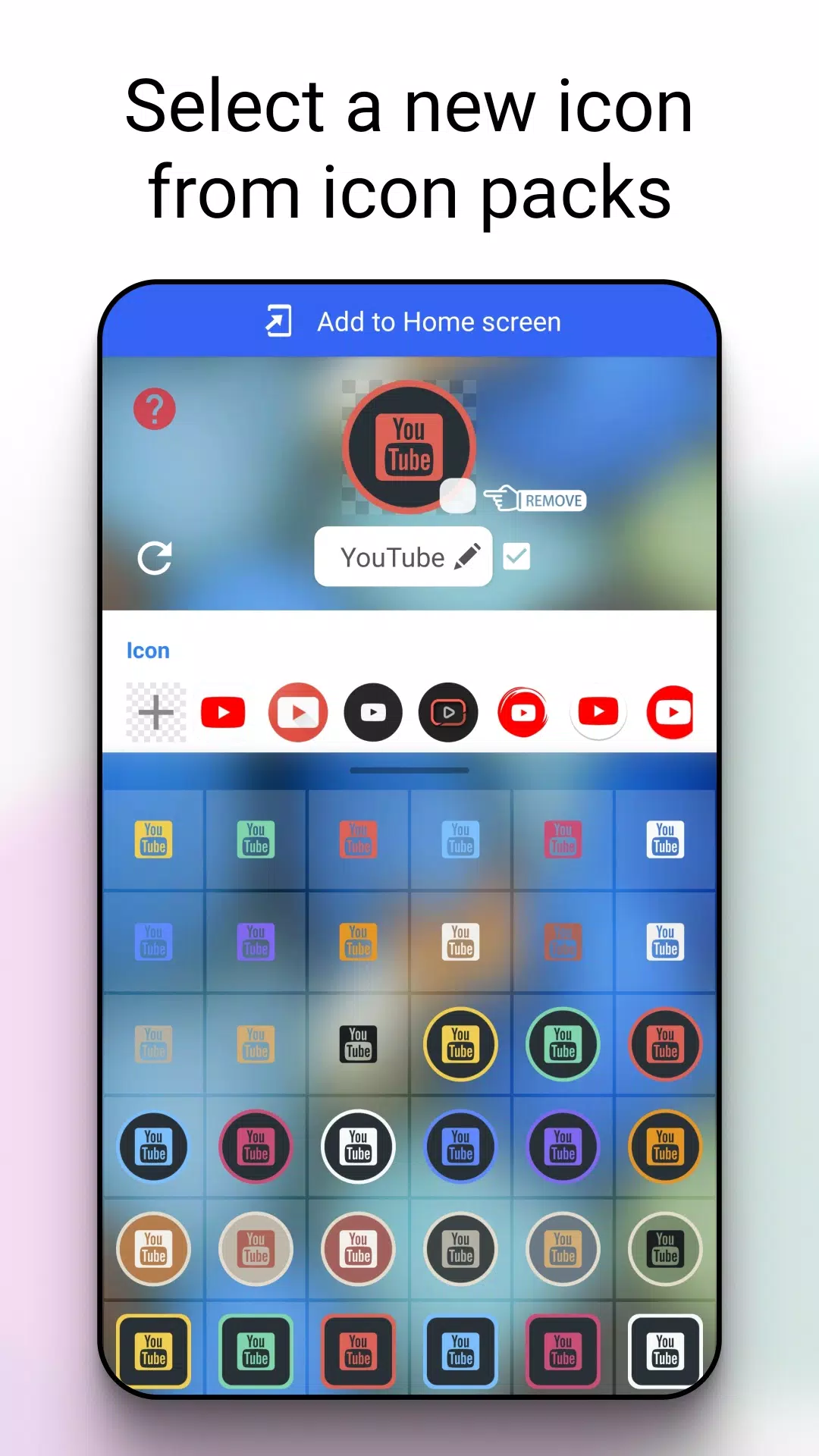 Schermata Icon Changer 2