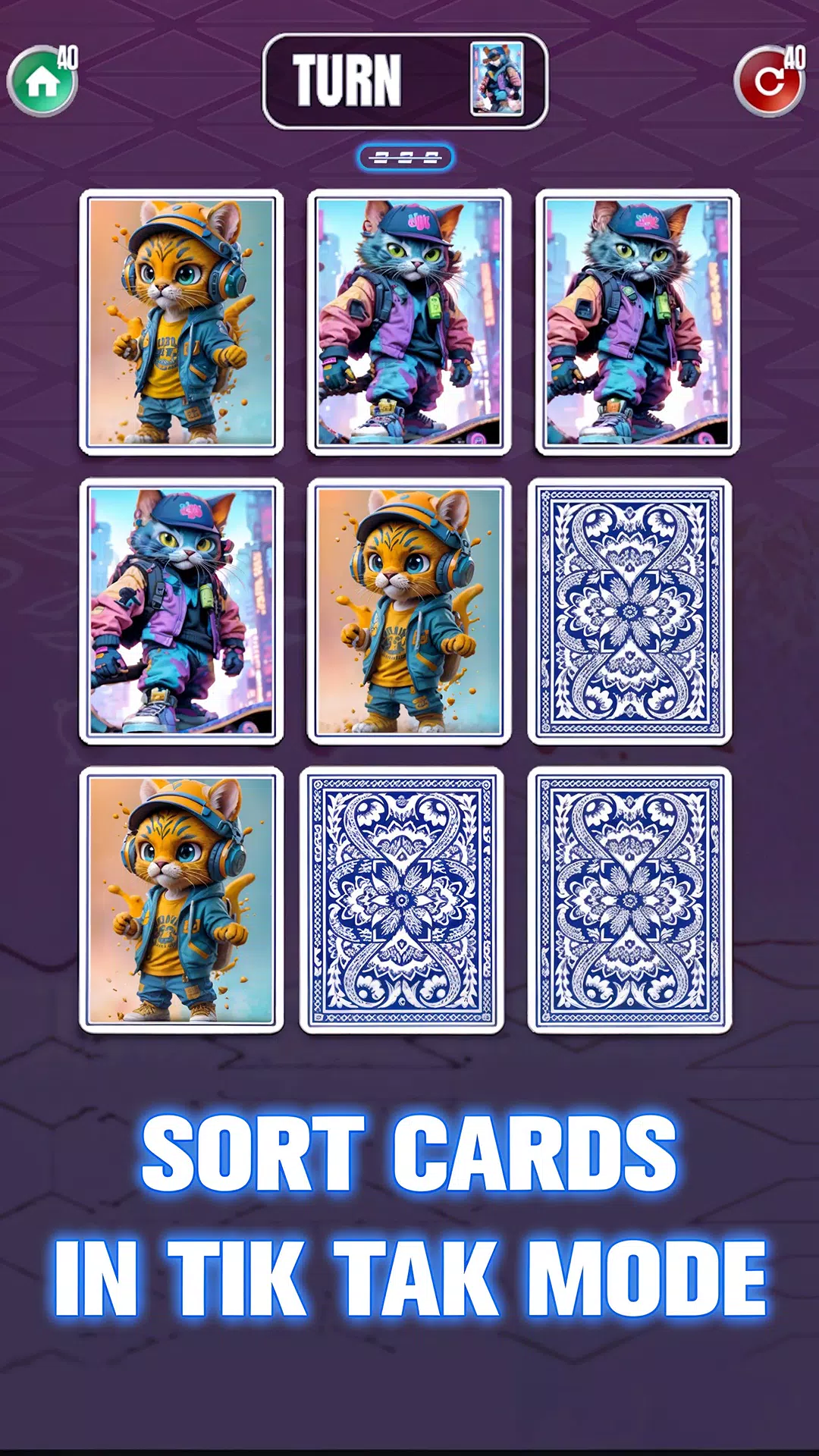 TCG Mini Card Craft Brain Game Screenshot 0