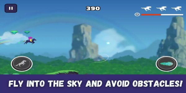 Unicorn Dash : Horse Attack 螢幕截圖 2