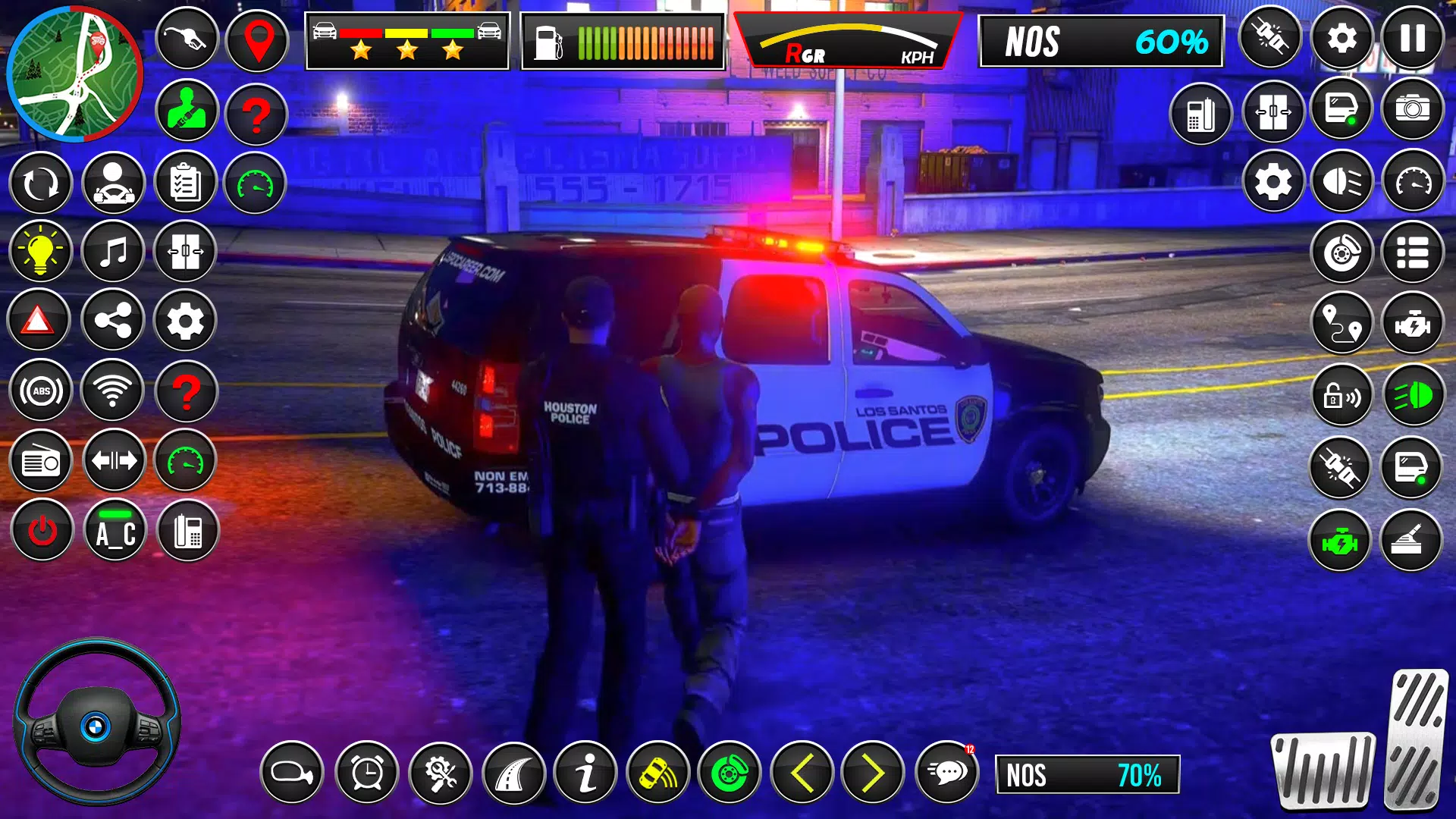 US Police Car Chase Car Game应用截图第3张