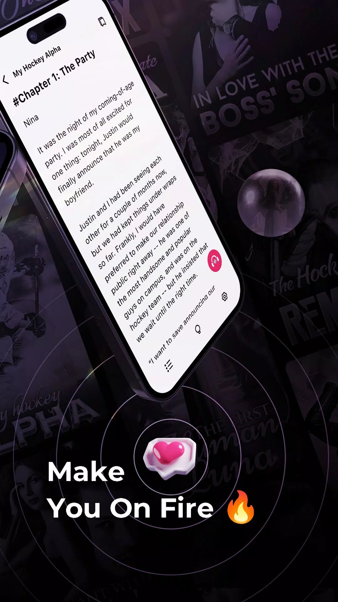 Heartify Novel Captura de tela 1