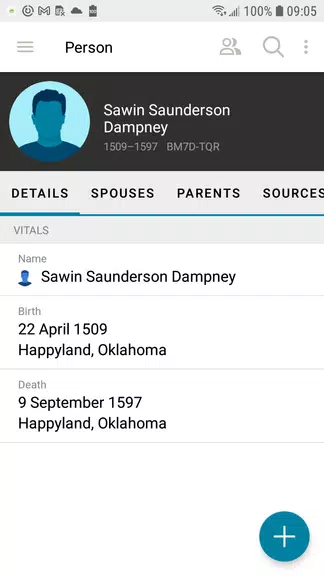 FamilySearch Tree ภาพหน้าจอ 2