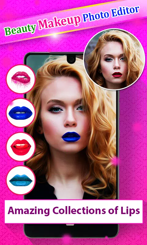 Girls Beauty Makeup Editor Capture d'écran 3