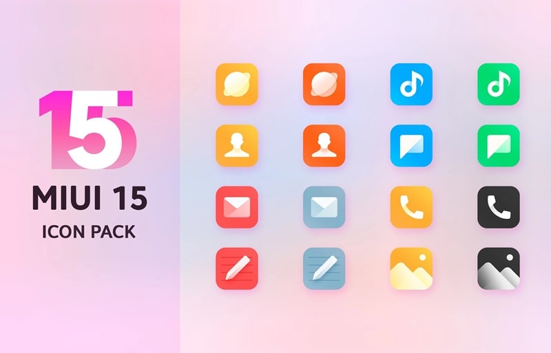 Mi15 Icon Pack Ảnh chụp màn hình 2