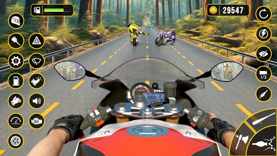 Moto Attack - Bike Racing Game Tangkapan skrin 2