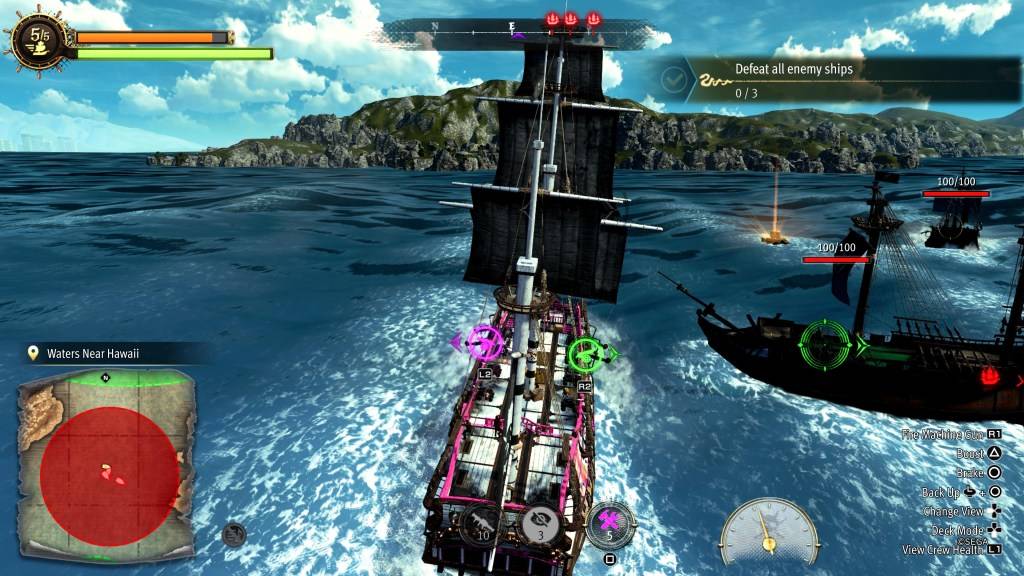 Cannon View in Like a Dragon: Pirate Yakuza in Hawaii