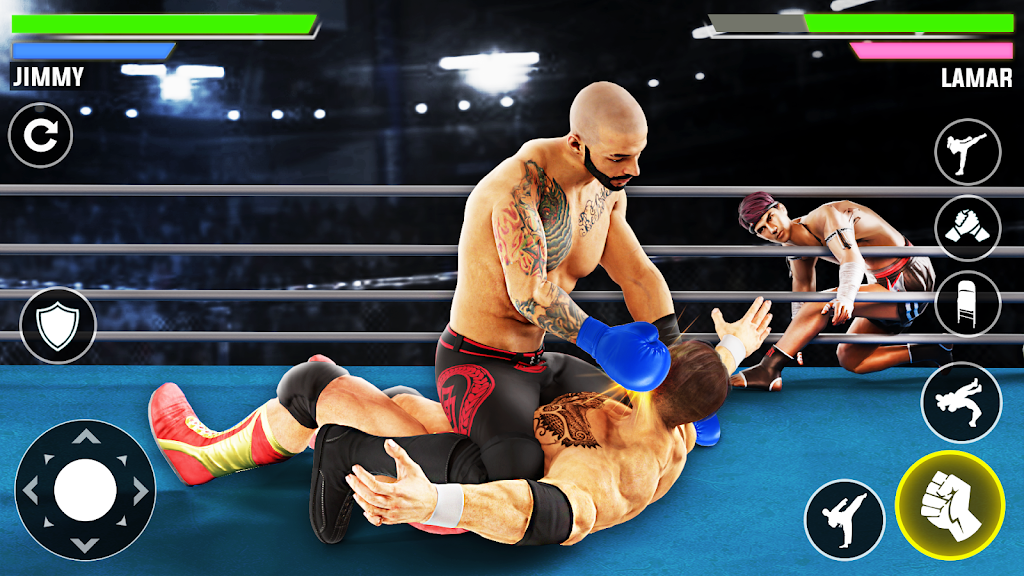 Real Wrestling Arena Fight 3D Captura de tela 2