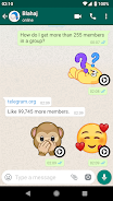 Animated Emojis WAStickerApps 스크린샷 2