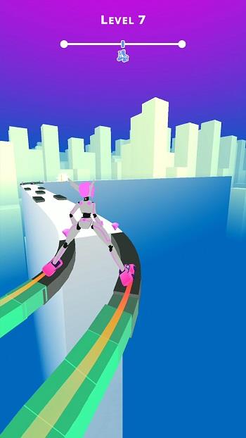 Sky Roller: Rainbow Skating Screenshot 2