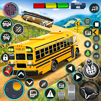 Offroad School Bus Driver Game Ảnh chụp màn hình 1