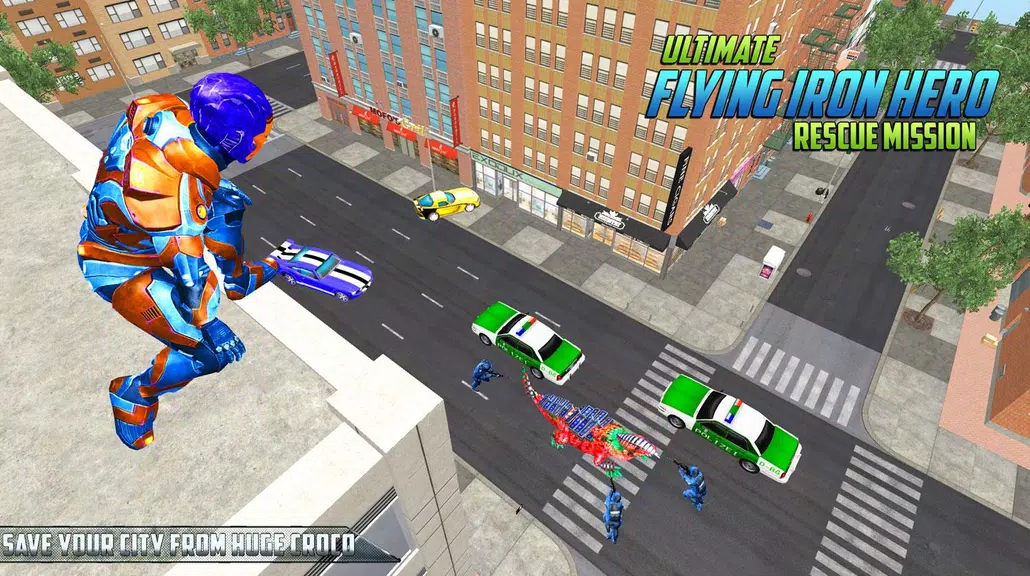 Ultimate KungFu Superhero Iron Fighting Free Game ဖန်သားပြင်ဓာတ်ပုံ 1