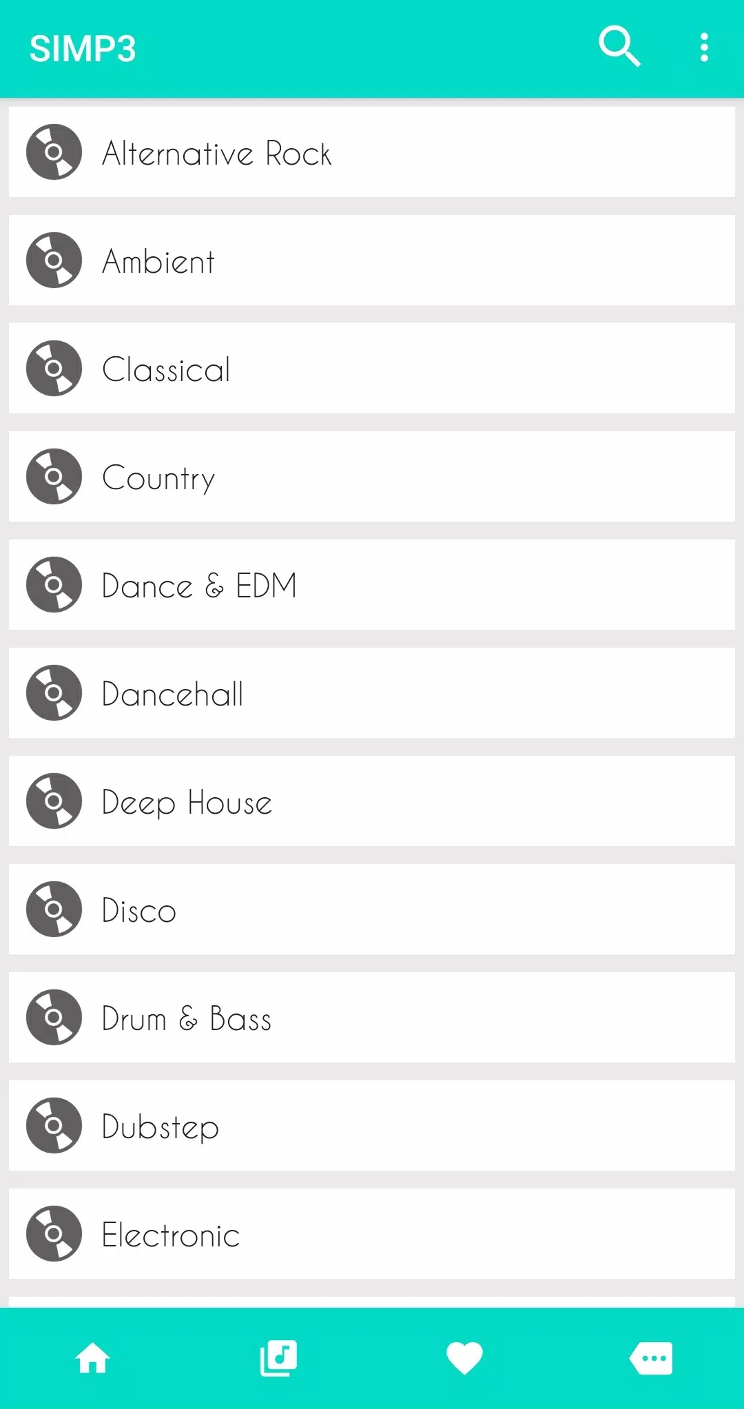 SIMP3 - Download Free Music Captura de tela 1