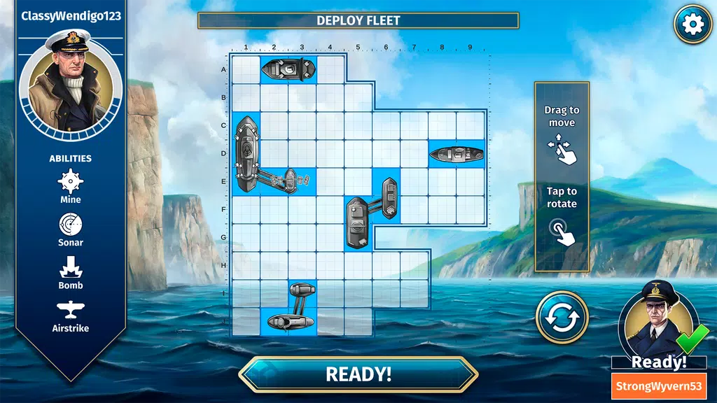 BATTLESHIP - Multiplayer Game 螢幕截圖 2