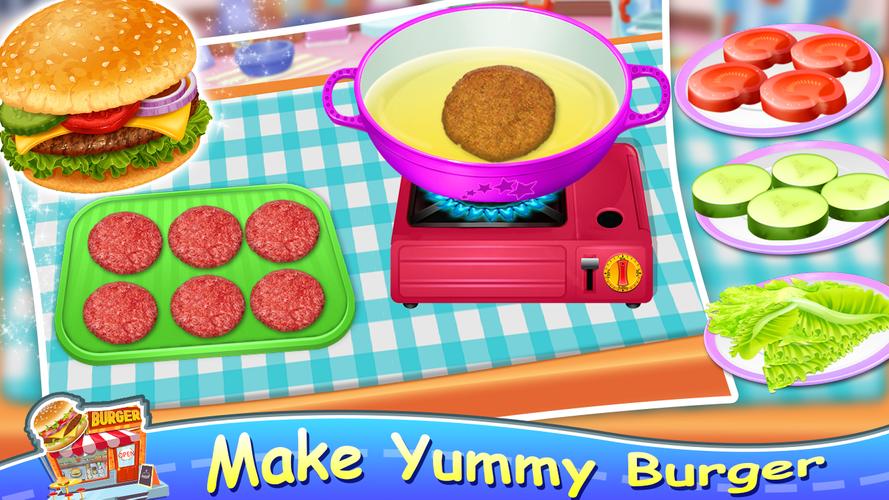 Pizza Burger - Cooking Games Скриншот 1