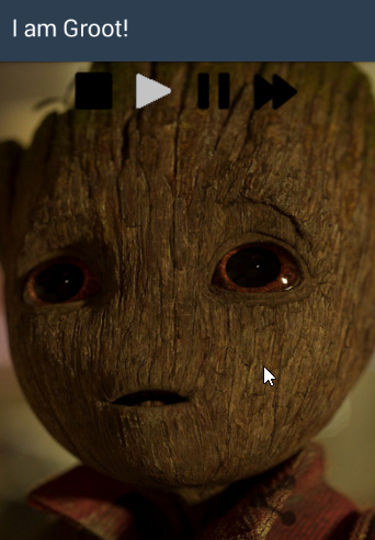 I am Groot Button ဖန်သားပြင်ဓာတ်ပုံ 1