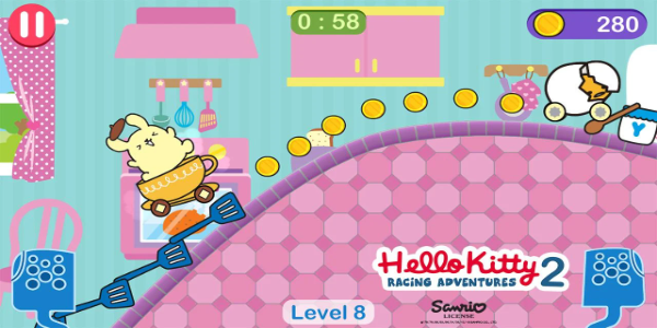 Hello Kitty games - car game 스크린샷 0