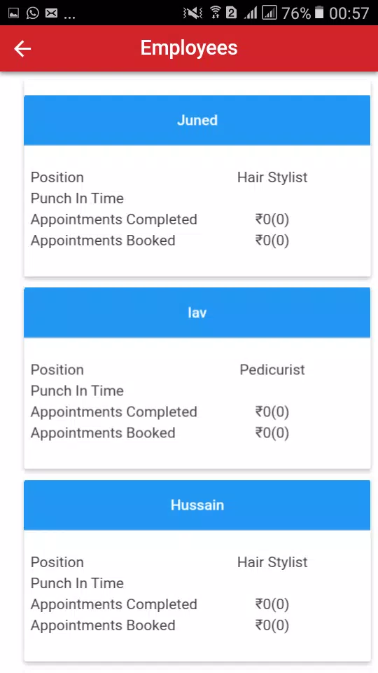 Be U Salons Partner App Screenshot 0