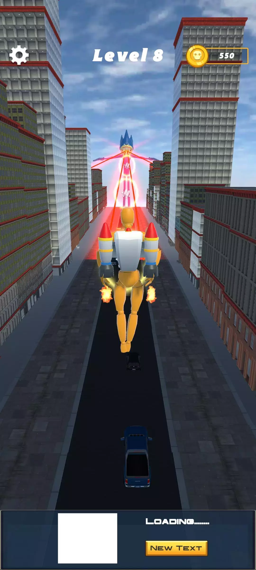 Jetpack Ragdoll: Fly Adventure ภาพหน้าจอ 1