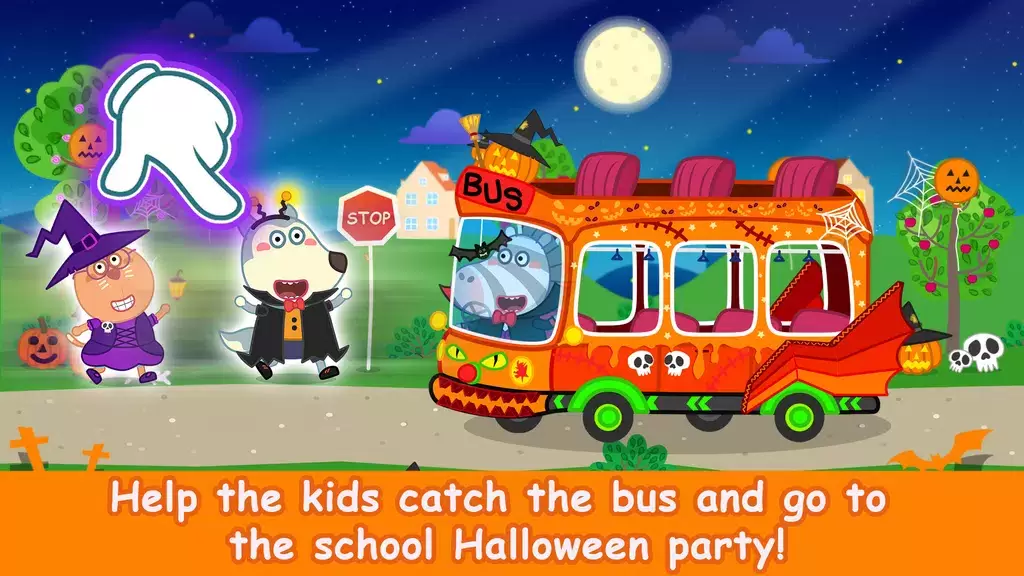 Wolfoo School Halloween Night 螢幕截圖 2