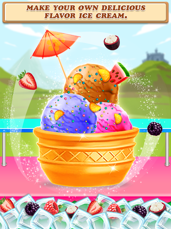 Street Ice Cream Shop Game スクリーンショット 3