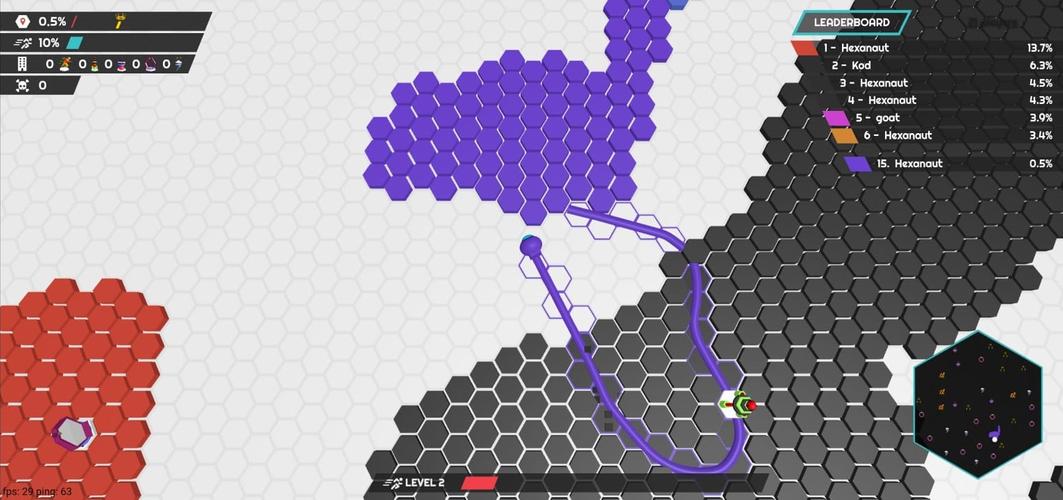 hexanaut.io Скриншот 1