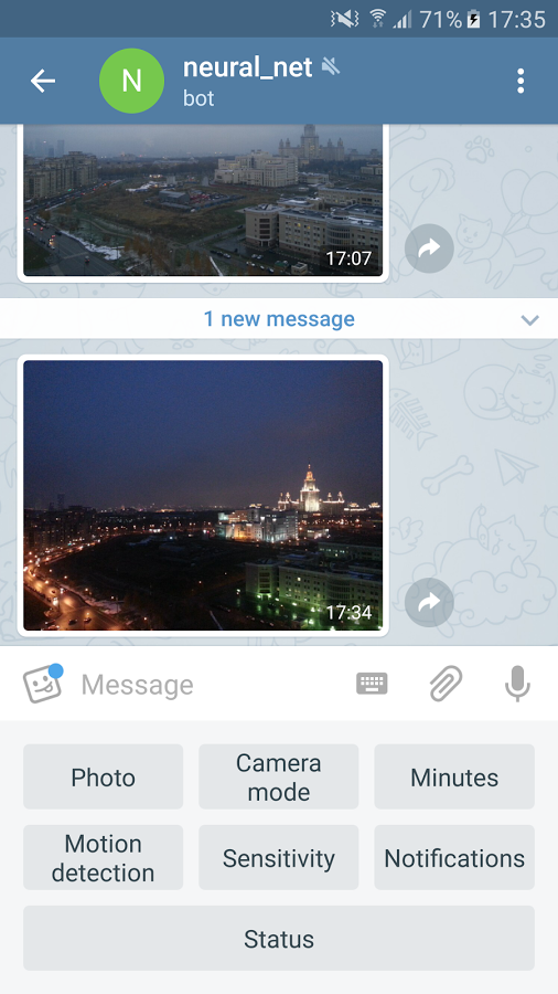 Schermata Telephoto - CCTV via Telegram 0