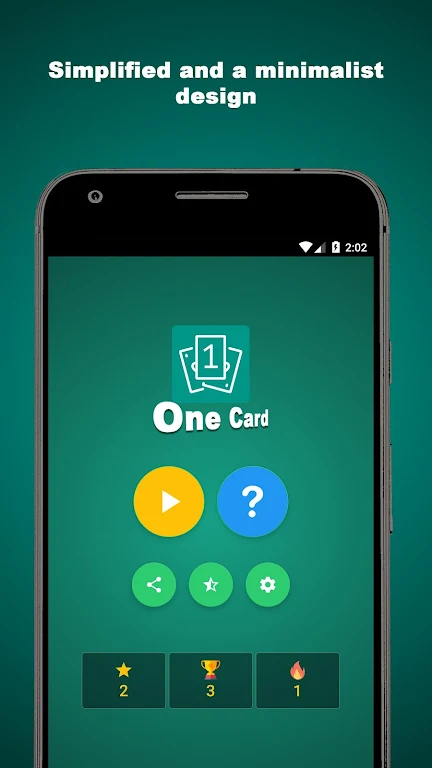 One Card - Game Screenshot 0