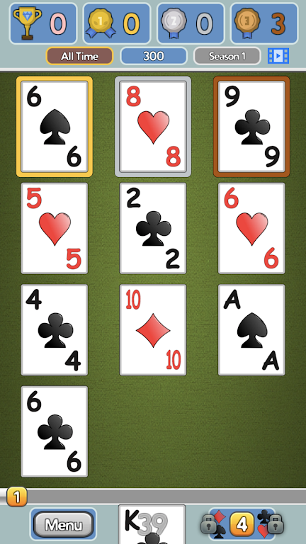 One Stack Solitaire: Free Card Game Screenshot 2