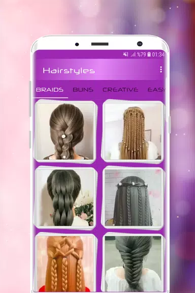 Hairstyles Step by Step Videos 螢幕截圖 0