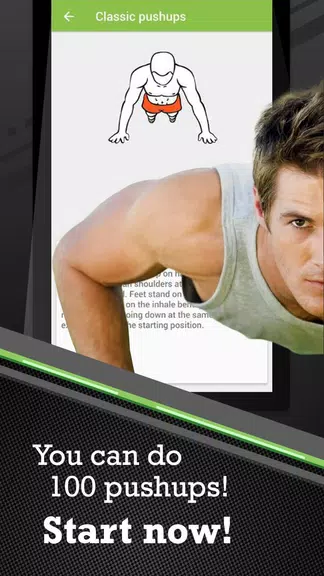 100 Pushups workout BeStronger Screenshot 0