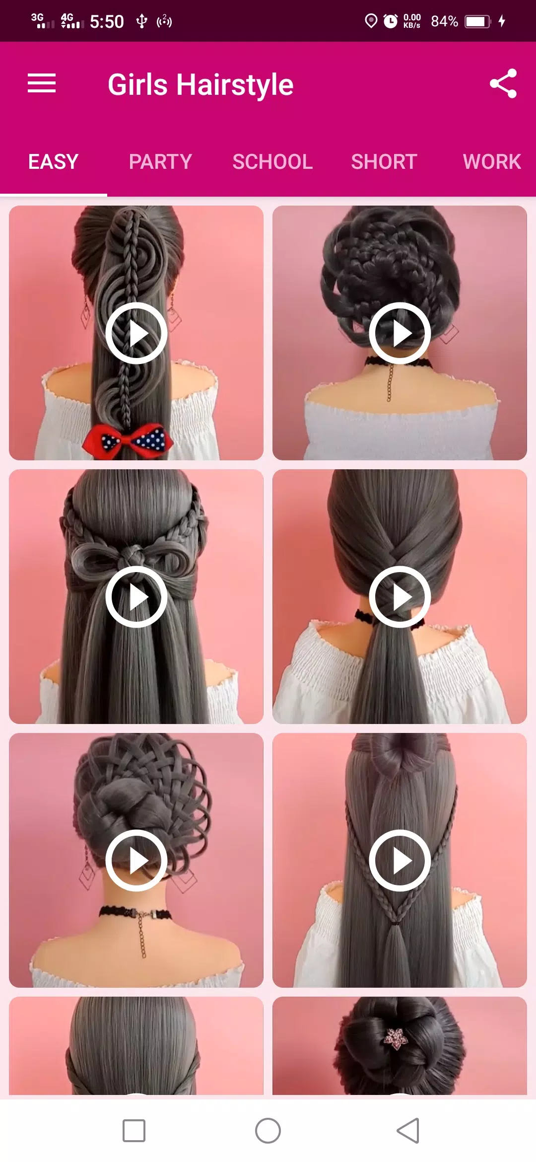 Girls Hairstyle Screenshot 0