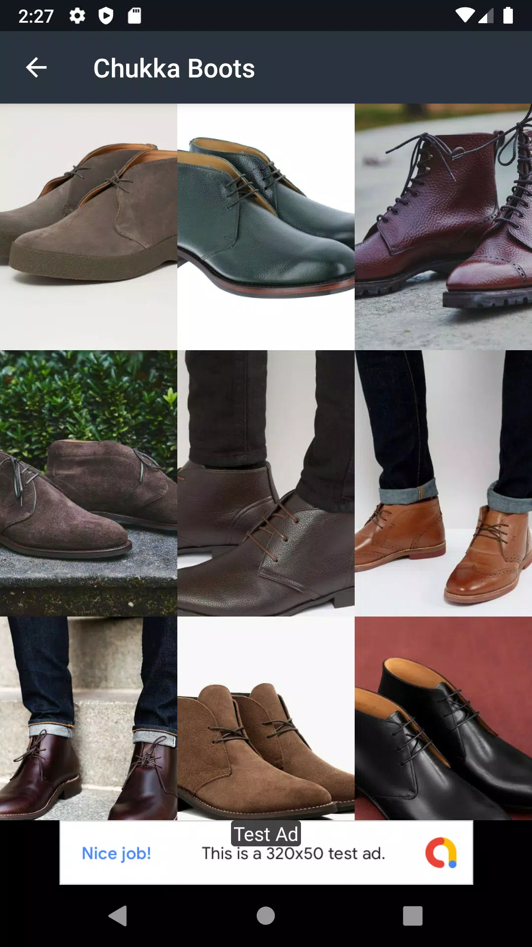 Chukka Boots Ideas 螢幕截圖 1