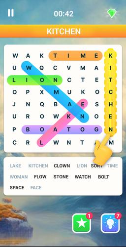 Word search - Word games Скриншот 3