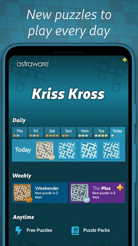 Astraware Kriss Kross Screenshot 3