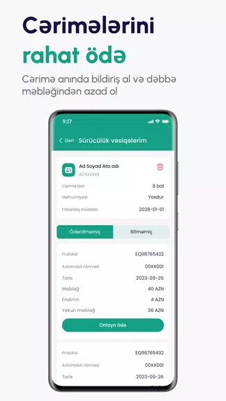 SMSRadar.az DYP AYNA cərimələr Zrzut ekranu 2