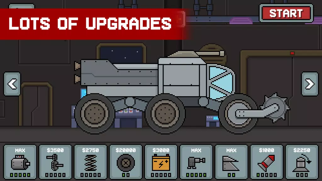 Schermata Death Rover: Space Zombie Race 0
