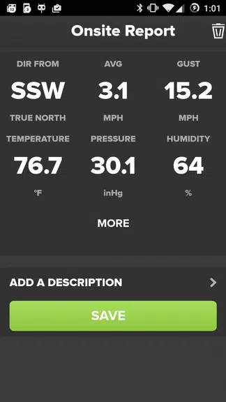 Wind & Weather Meter Скриншот 1