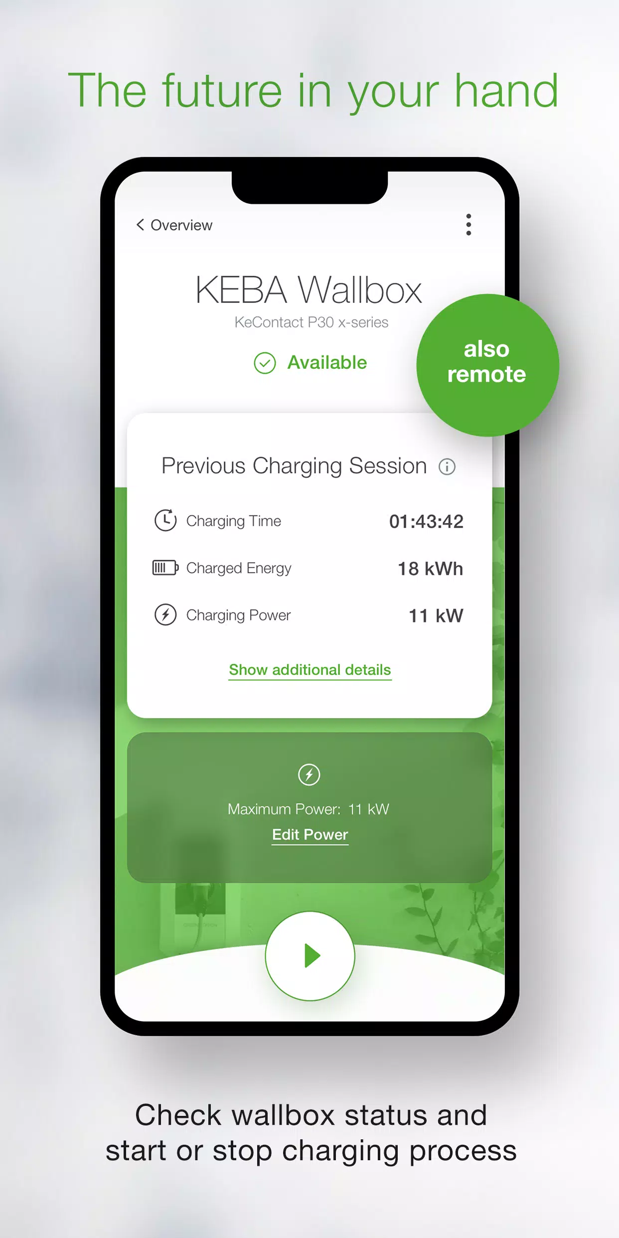 KEBA eMobility App 螢幕截圖 0