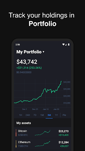 Hodler – Crypto Portfolio 螢幕截圖 1