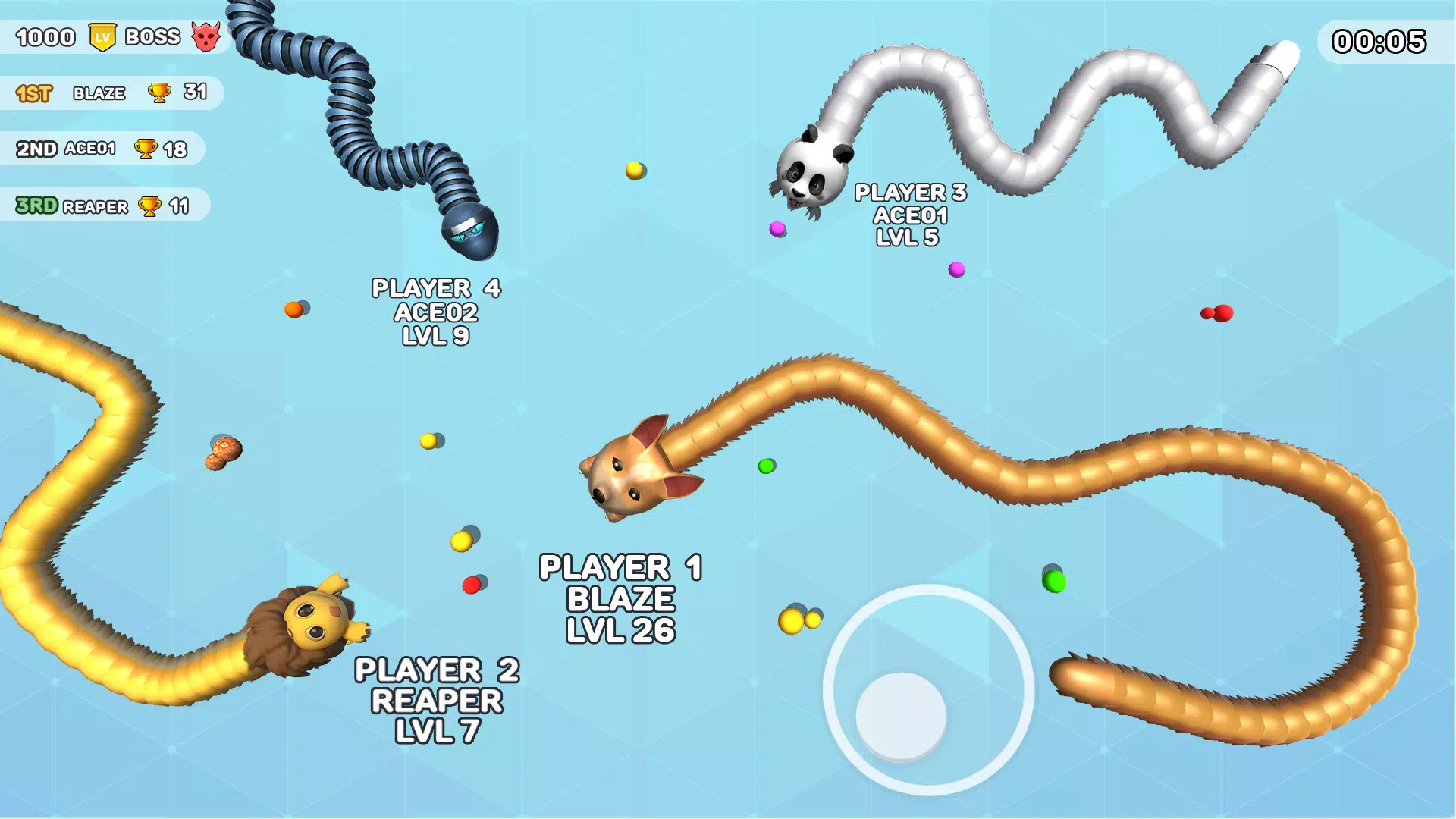 Worms Clash - Snake Games Capture d'écran 3