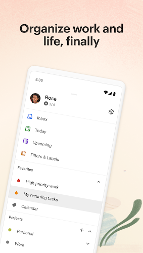 Todoist: Agenda y calendario Captura de pantalla 0