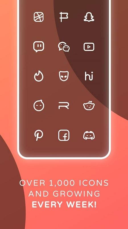 Reev Pro - White Outline Icons स्क्रीनशॉट 2