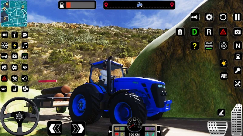 Tractor Trolly Driving Games Zrzut ekranu 0